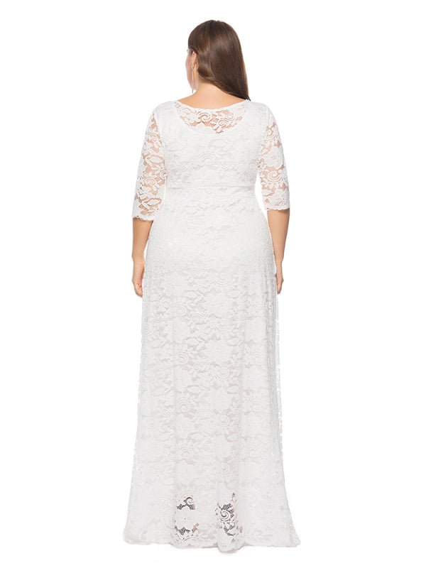 Women's new elegant lace dress - ElegantAlpha