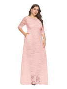 Women's new elegant lace dress - ElegantAlpha