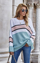 Women's Ol Commuter Striped Pullover Sweater - ElegantAlpha®