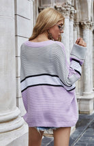 Women's Ol Commuter Striped Pullover Sweater - ElegantAlpha®