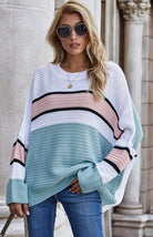 Women's Ol Commuter Striped Pullover Sweater - ElegantAlpha®