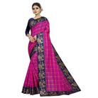 Women's Panetar Silk Saree with Blouse (Pink,5 - 6 mtrs) - ElegantAlpha