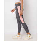 Women's Polyster Solid Sport Leggings (Grey) - ElegantAlpha