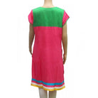 Women's Rayon Kurtis (Pink, Green, L) - ElegantAlpha