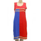 Women's Synthetic Kurtis (Red, Blue, M) - ElegantAlpha