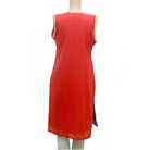 Women's Synthetic Kurtis (Red, Blue, M) - ElegantAlpha