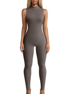 Yoga Jumpsuit Slim Turtleneck Jumpsuit - ElegantAlpha