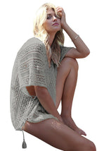 Crochet Knitted Tassel Tie Kimono - ElegantAlpha®