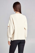 Cardigan with Embroidered Sleeves - ElegantAlpha®