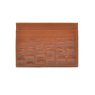 Croc Embossed Leather Card Holder - ElegantAlpha®