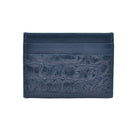 Croc Embossed Leather Card Holder - ElegantAlpha®