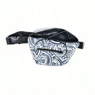 Navy Blue Symmetry Cotton Bum Bag - ElegantAlpha®