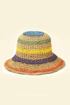 Packable crochet straw bucket hat - ElegantAlpha®