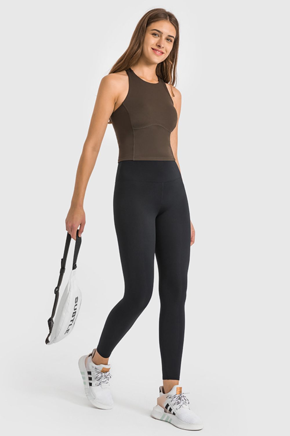 High Waist Ankle-Length Yoga Leggings - ElegantAlpha®