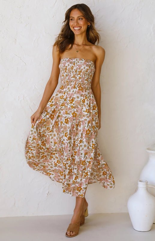 Floral Boho Maxi Dress - ElegantAlpha®