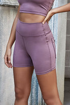 Decorative Button Yoga Shorts - ElegantAlpha®