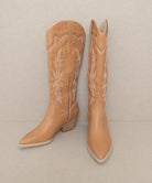 Ainsley - Embroidered Cowboy Boot - ElegantAlpha®