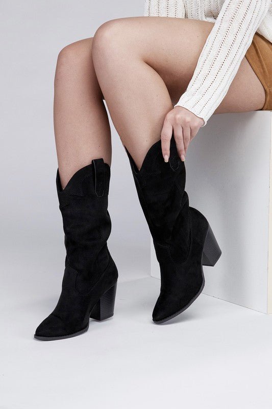 Akito Knee High Heel Boots - ElegantAlpha®