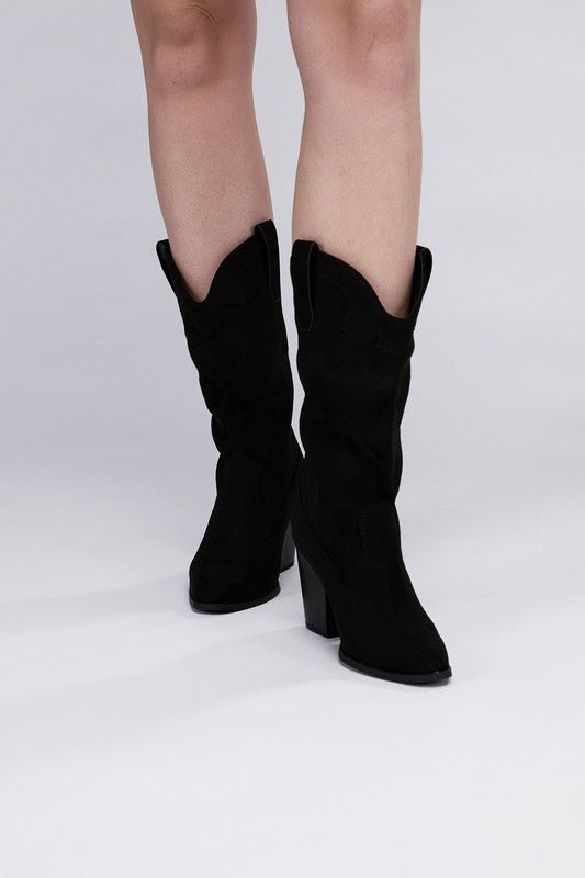 Akito Knee High Heel Boots - ElegantAlpha®