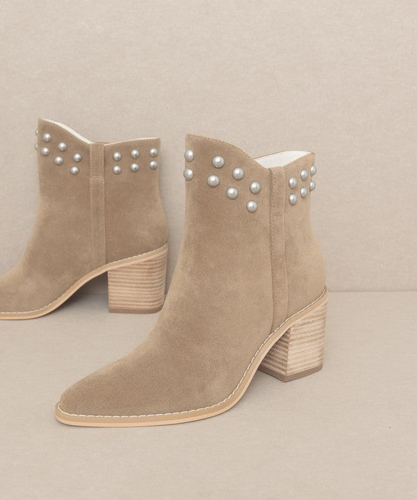 Alofi - Studded Collar Booties - ElegantAlpha®