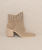 Alofi - Studded Collar Booties - ElegantAlpha®