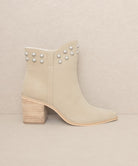 Alofi - Studded Collar Booties - ElegantAlpha®