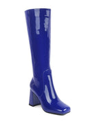 Block Heeled Calf Boots - ElegantAlpha®