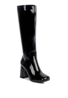 Block Heeled Calf Boots - ElegantAlpha®