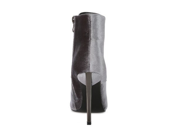 BORNSTA Velvet High Heeled Velvet Boots - ElegantAlpha®