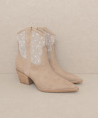 Cannes - Pearl Studded Western Boots - ElegantAlpha®