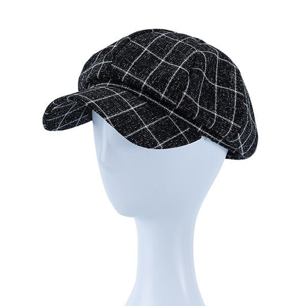 CHECKER NEWSBOY HAT - ElegantAlpha®