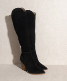 Clara - Knee-High Western Boots - ElegantAlpha®