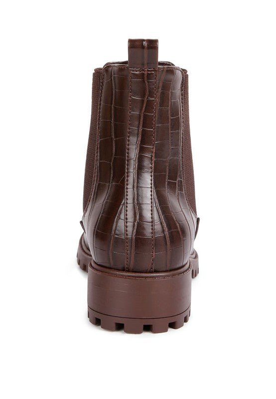 Croc Back Boots - ElegantAlpha®