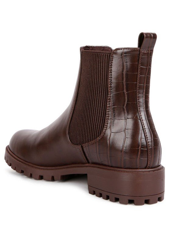 Croc Back Boots - ElegantAlpha®