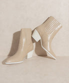 Dawn - Paneled Western Bootie - ElegantAlpha®