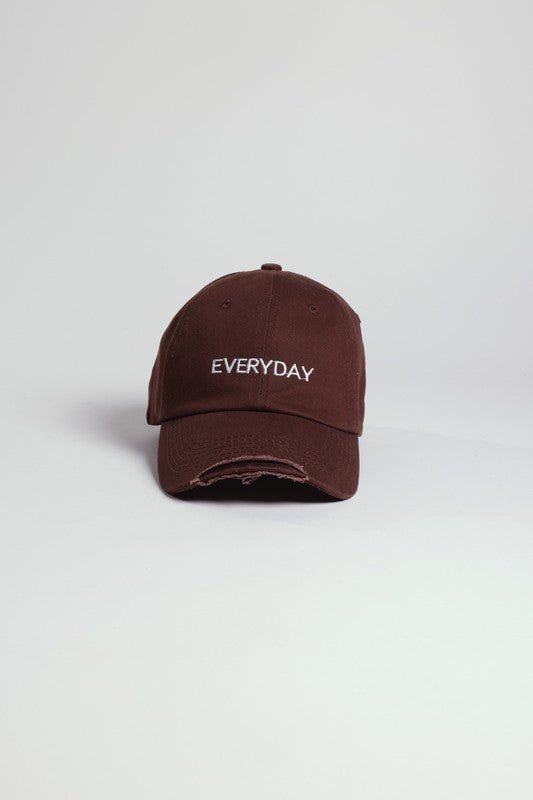 DISTRESSED EVERYDAY CAP - ElegantAlpha®