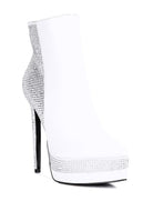 ENCANTO Diamante Set High Heeled Ankle Boot - ElegantAlpha®