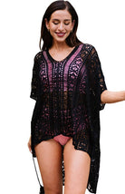 Crochet Knitted Tassel Tie Kimono - ElegantAlpha®