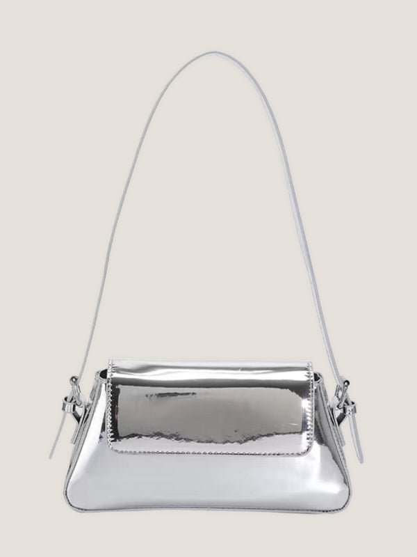 Fashion texture glossy underarm shoulder bag - ElegantAlpha®