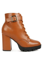 Faux Lace Up Boots - ElegantAlpha®