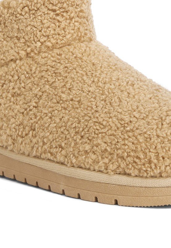 Fleece Exterior Fluffy Boots - ElegantAlpha®