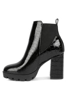 Foxy Faux Croc Boots - ElegantAlpha®