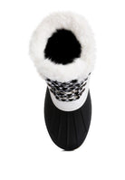 Fur Collar Lug Sole Boots - ElegantAlpha®