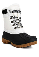 Fur Collar Lug Sole Boots - ElegantAlpha®