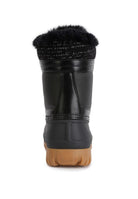 Fur Collar Lug Sole Boots - ElegantAlpha®