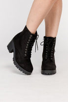 Fuzzy Combat Boots - ElegantAlpha®