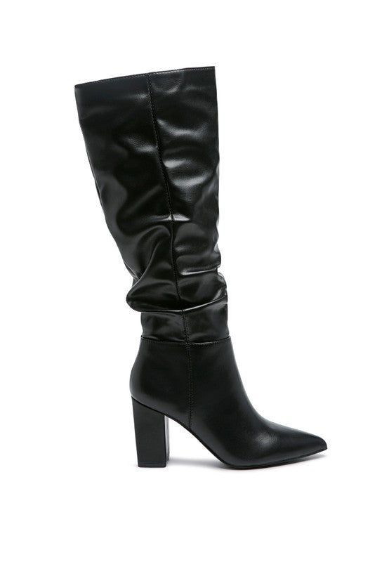 HANOI KNEE HIGH SLOUCH BOOT - ElegantAlpha®