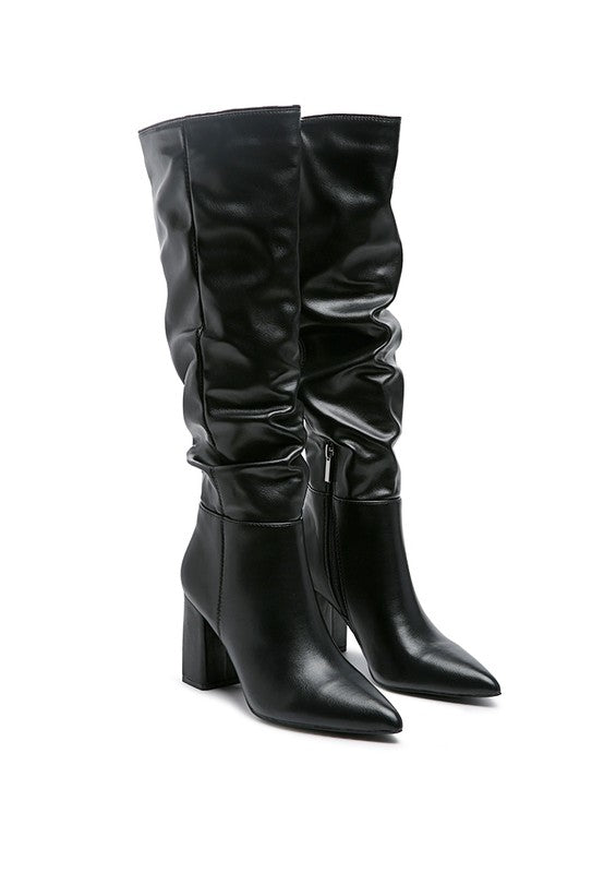 HANOI KNEE HIGH SLOUCH BOOT - ElegantAlpha®