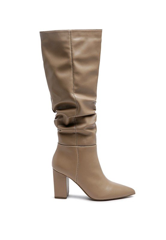 HANOI KNEE HIGH SLOUCH BOOT - ElegantAlpha®