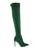 High Heel Knitted Long Boots - ElegantAlpha®